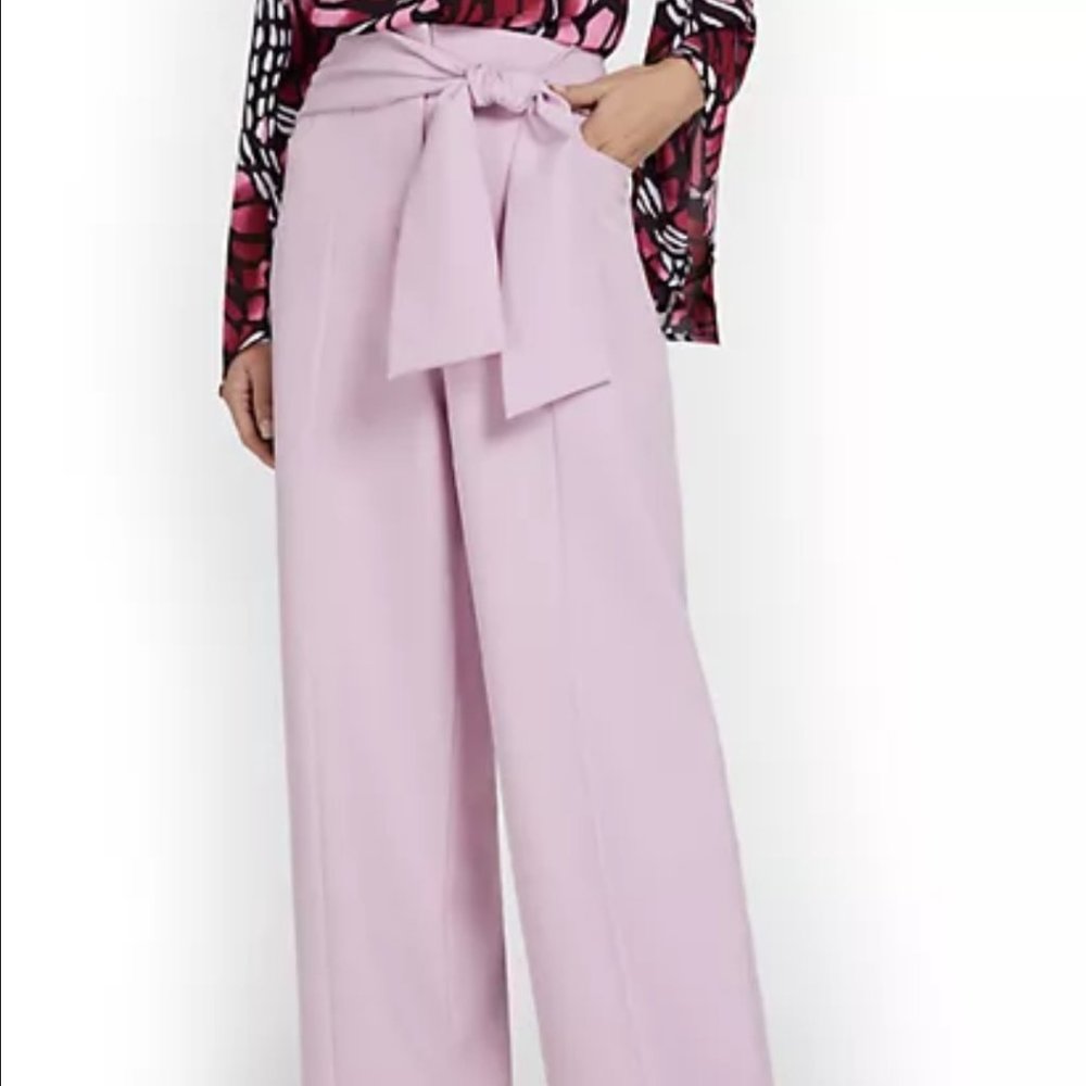 New York & Company High-Waisted Palazzo Pant, Sz: S, Color: Lilac